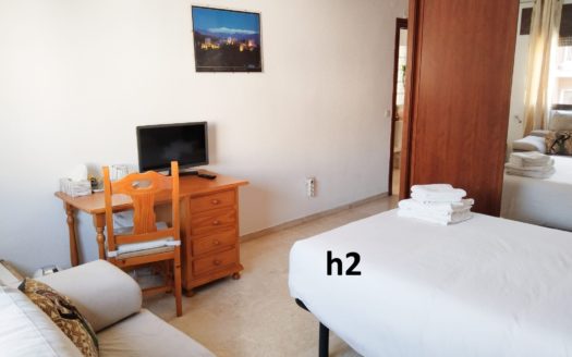 Habitaciones con calefacción central y wifi incluido en San Juan de Dios.